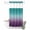 OmbreXF5259, variant on No Hook Shower Curtain with Built-in Rings - Red Black Ombre Washable Waterproof Fabric Bathroom Curtains for Hotel,Rentals, 72 X 72 Inch Long , Aesthetic Abstract Watercolor