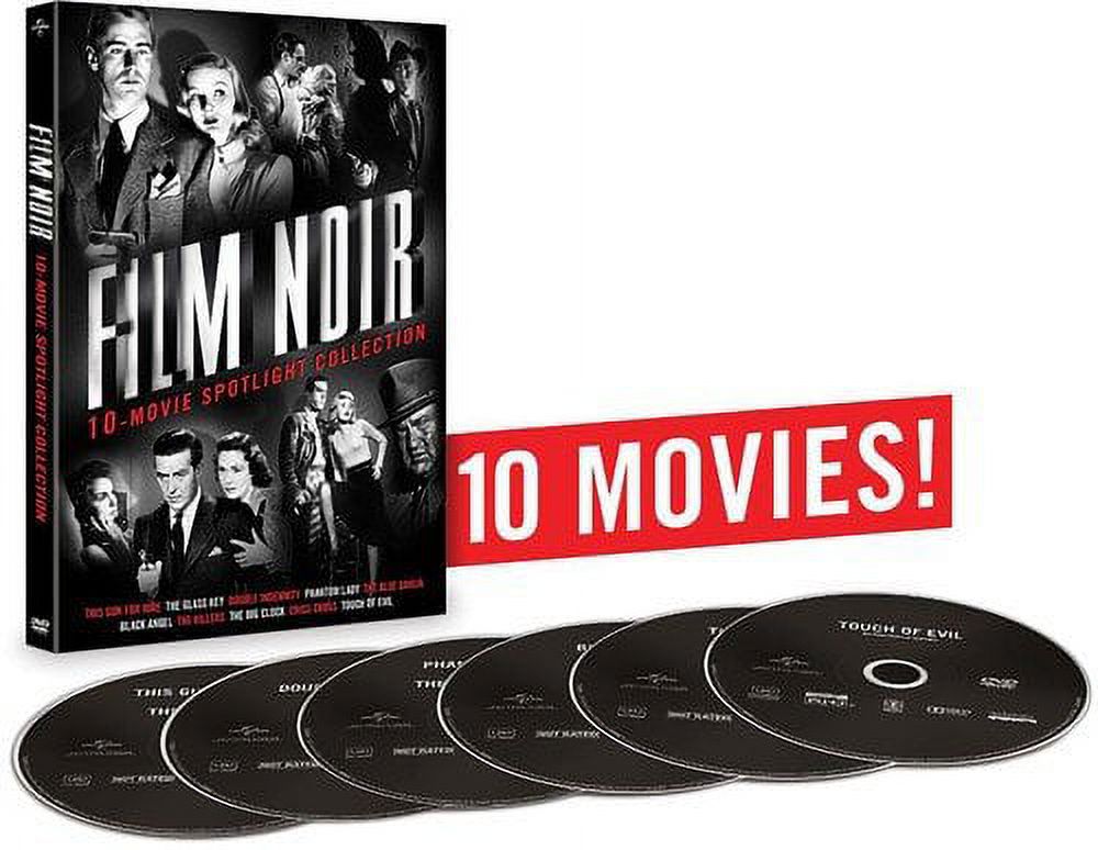 Film Noir 10-Movie Spotlight Collection (DVD), Universal Studios, Mystery & Suspense - image 2 of 3