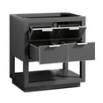 thumbnail image 2 of Avanity ALLIE-V30-TGS Allie 30" Single Free Standing Wood Vanity Cabinet Only - Grey, 2 of 5