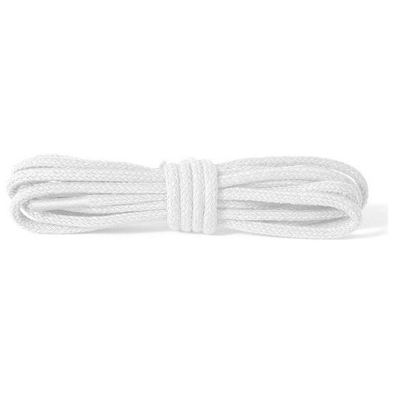 Round Thin Shoe Laces, Quality Durable 100% Cotton, Many Colours and Lengths