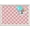 Argyle Light Pink, variant on PinPix ArtToFrames 16x11 Custom Cork Bulletin Board Poster Board Has a Fabric Style Canvas Finish, Framed in Satin White Frame (PinPix-598)