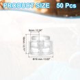 thumbnail image 2 of Uxcell Plastic Cord Locks, Double Hole Spring Cord Toggle Stopper Slider Stops Fastener End Clear, 2 of 6