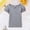 Grey, variant on Girls Cotton Bubble Sleeve T-Shirt Fashion Short Sleeve Tee Top for Kids Girls Summer School Daily Wear Soft Breathable Cotton Casual Princess Tee Red 9-10 Years