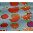 thumbnail image 5 of oneOone Cotton Jersey Sky Blue Fabric Fruits Dress Material Fabric Print Fabric By The Yard 58 Inch Wide, 5 of 6