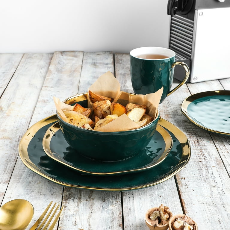 Stone Lain Delilah - Juego De Platos De Ensalada (6 Piezas, Porcelana