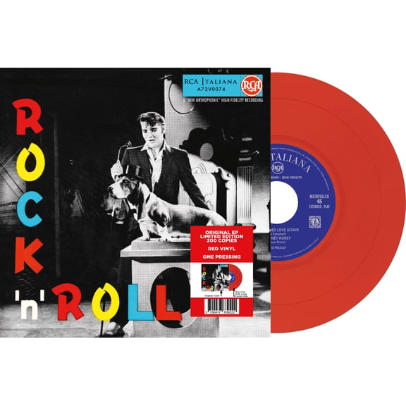 Elvis Presley Rock 'N' Roll (Vinyl Record) 7" Single Coloured Vinyl