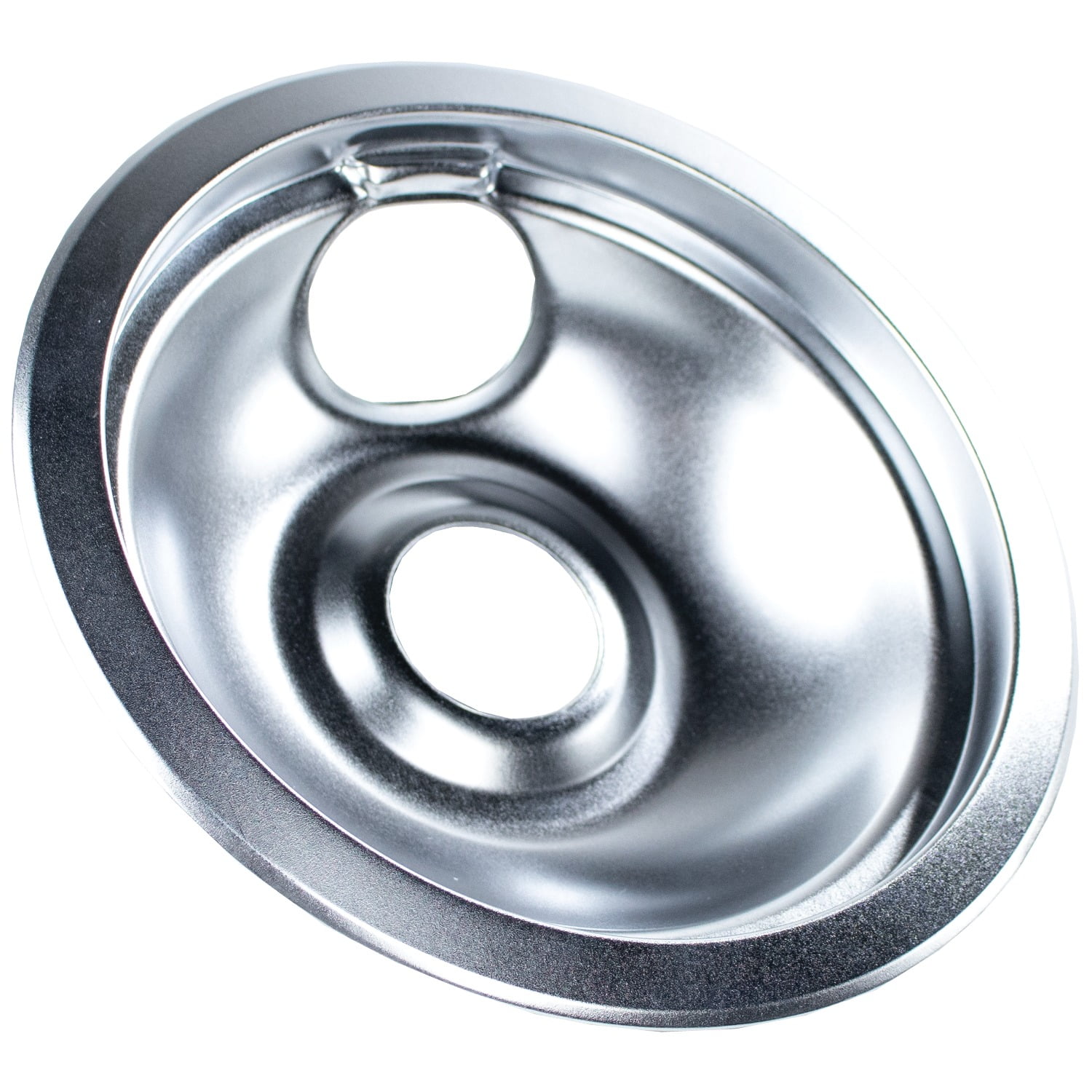 Certified Appliance Accessories 50001-C Chrome Style A 2 Large 8" & 2 Small 6" Replacement Drip Bowls For Whirlpool, Kenmore, Frigidaire & Maytag Electric Ranges
