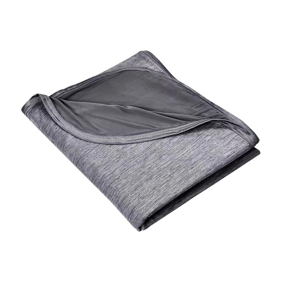 Tunhigl Minimalist Solid Cool Touch Summer Quilt, Lightweight Breathable Cooling Air Conditioning Blanket, 78.7×59.1in Single Size for Bedroom Sofa Daily Use