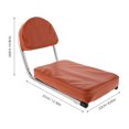 thumbnail image 2 of OUNONA Universal Bike Seat With Backrest For Families PU Sponge Multi 1Pcs, 2 of 7
