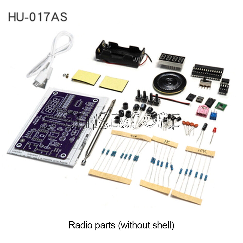HU017A RDA5807S FM Radio Kit Set Electronic DIY Parts 87108MHz with