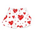 thumbnail image 5 of Byworldtasic Womens Shorts Women's Cute Micro Pajamas Shorts Heart-Shaped Gradient Print Sexy Elastic Waist Shorts, 5 of 5