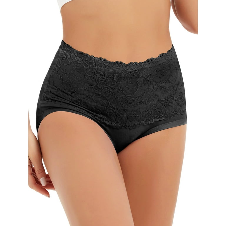YouLoveIt Women's Briefs Underwear High Waist Ladies Panty Tummy