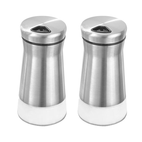 Ensemble de Salières et Poivrières avec Trous de Versement Ajustables - Salière et Poivrière en Acier Inoxydable