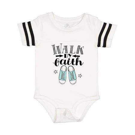 

Inktastic Walk by Faith Quote Gift Baby Boy or Baby Girl Bodysuit