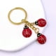 thumbnail image 5 of Precioso llavero de mariquita para mujer, creativo llavero decorativo de metal para bolso, colgante para llaves de coche, accesorio de moda para llaves., 5 of 8