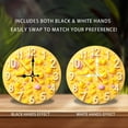 thumbnail image 2 of Yellow Ducklings Clock Wall Decor Cute Cartoon Design 10-Inch Silent Wooden Wall Clock, Battery Operated (AA Batteries Not Included), Artistic Home Decor, 2 of 7