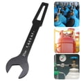 thumbnail image 2 of CEORPER Universal Cylinder Valves Spanner Wrench Tool 45# Carbon Steel Comfortable Grip, 2 of 9