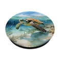 thumbnail image 2 of Adhesivo PopSockets PopGrip con forma de tortuga marina verde, acuarela, 2 of 6
