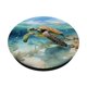 thumbnail image 2 of Adhesivo PopSockets PopGrip con forma de tortuga marina verde, acuarela, 2 of 6