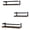 Brown, variant on Brown Floating Shelves Wall Mounted Rustic Wood Set of 3