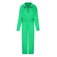 thumbnail image 3 of Scyoekwg Womens 2 Piece Outfits Casual Loose Solid Color Fashion Fall Outfits Crewneck Long Sleeve Sweatshirts Elastic Waist Jogger Pants Athletic Set Tracksuit Set (Green,L), 3 of 5