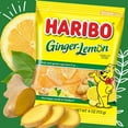 thumbnail image 4 of Haribo Ginger Lemon Gummies, Summer Candy, Pack of 3, 5 Ounces per Bag, 4 of 7
