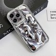 thumbnail image 2 of Meteorite Texture TPU Phone Case with Electroplating Finish for Galaxy, 2 of 4