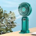 thumbnail image 4 of Ventilador de refrigeración Ventilador de escritorio Ventilador práctico Ventilador de bolsillo Recargable de 5 velocidades Ultra silencioso Hugtrwg Para estrenar, 4 of 7