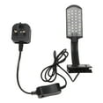 thumbnail image 3 of Aquarium Clip On Lamp, High Brightness Stable UK Plug 220V Energy Saving Mini Fish  Light PVC Material  For Ornamental, 3 of 8