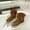 #267-Brown, variant on Snow Boots for Women – Fleece-Lined Round Toe Winter Shoes with Cozy Ankle Height Design for Casual Outdoor & Indoor Comfort Footwear