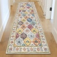 thumbnail image 2 of 2' x 6' Boho Runner Rug Non Slip Washable Soft Carpet Area Rug for Entryway Hallway Kitchen Bedroom, 2 of 12
