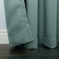 thumbnail image 4 of Sun Zero Nolan 1-Piece Energy Saving Blackout Grommet Curtain Panel, 40"X54", Mineral, 4 of 8
