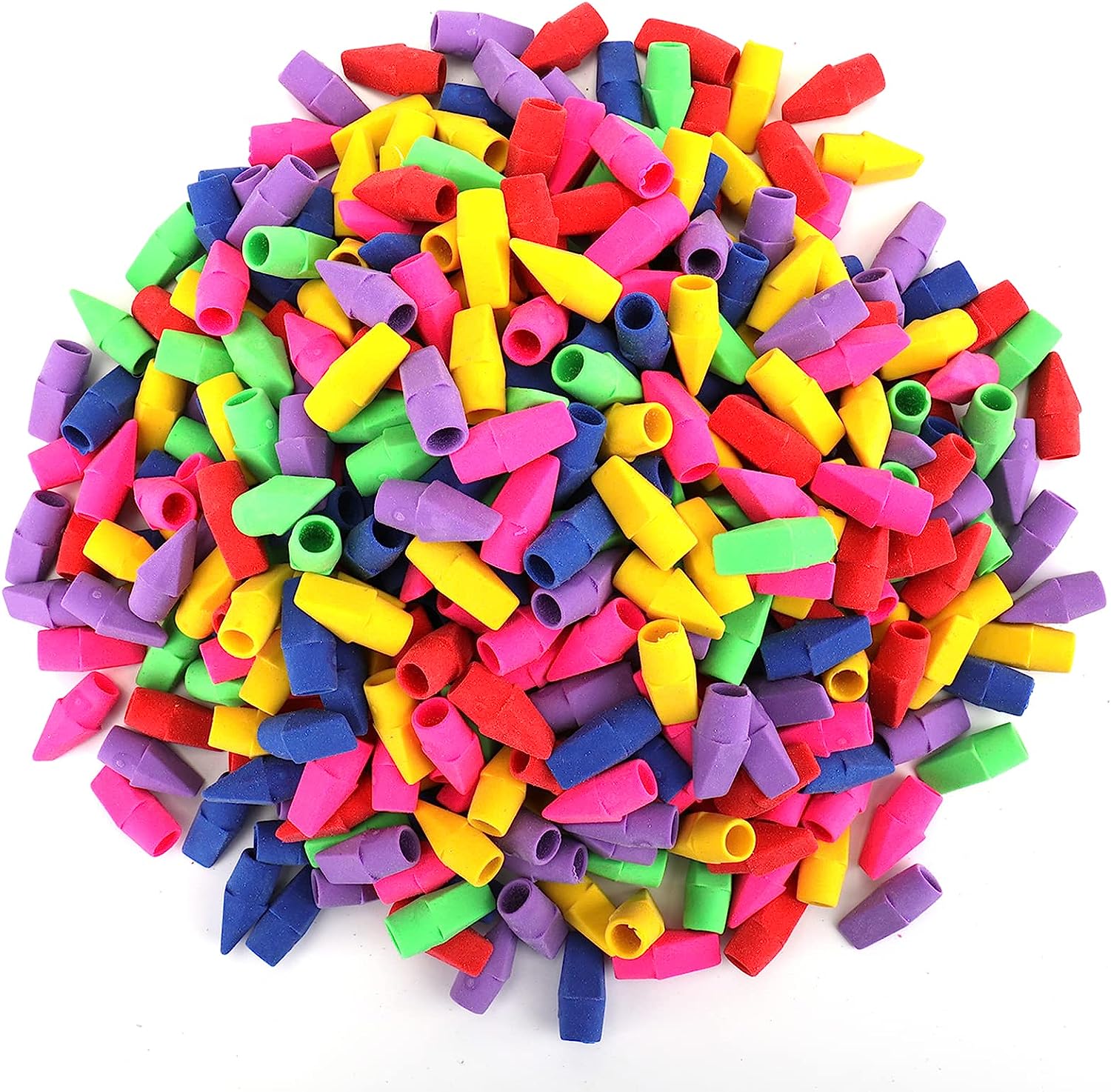 540 Pack Pencil Eraser Caps, Pencil Eraser Toppers, School Erasers for