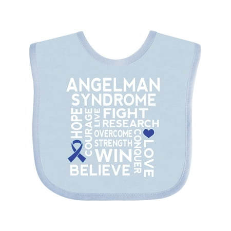 

Inktastic Angelman Syndrome Awareness Gift Baby Boy or Baby Girl Bib