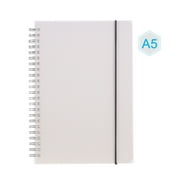 GoolRC A5 Coil Notebook Spiral Notebooks with Elastic Band Dotted Pages Diary Journal Memo Office and School Supplies