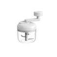 thumbnail image 2 of Handheld Food Chopper & Garlic Grinder, 250ml Capacity Vegetable and Meat Chopper, 3-Speed Manual Food Processor for Salsas & Salad Prep, Kitchen Essentials in Green/Pink/White, 2 of 6