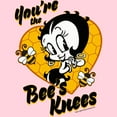 thumbnail image 2 of Junior's Betty Boop You're the Bee's Knees  Graphic Tee Light Pink X Large, 2 of 3