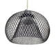 thumbnail image 3 of Pantalla de lámpara colgante de hierro, pantalla hueca para restaurantes, dormitorio, pasillo negro esférico Yuyangstore Pantalla tejida, 3 of 8