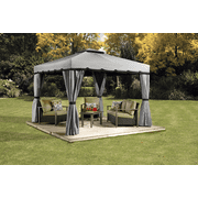 Sojag Roma 10x12 Gazebo - grey/black
