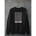 thumbnail image 3 of Optical Waves Techno Style Sweatshirt Men -Image by Shutterstock, Male x-Large, 3 of 4