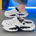 thumbnail image 5 of Bibifish Mens Womens Garden Clogs Tech Style Thick Sole Adjustable Heel Strap Slide Sandals Outdoor Beach Slippers, 5 of 8