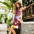 thumbnail image 2 of Lsque Sanrio Pattern Summer Dresses for Women – Sleeveless T-Shirt Swing Sundress, Perfect for the Beach and Casual Days, 2 of 6