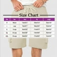 thumbnail image 3 of ZyeKqe Corduroy Shorts for Men Drawstring Low Waisted Running Shorts Straight Wide Leg Gym Shorts, 3 of 7
