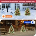 thumbnail image 2 of Yexmas 2PCS Small Outdoor Christmas Trees with LED Lights,30" Artificial Xmas Decora for Porch,Yard,Pathway,Garden,PVC, 2 of 9