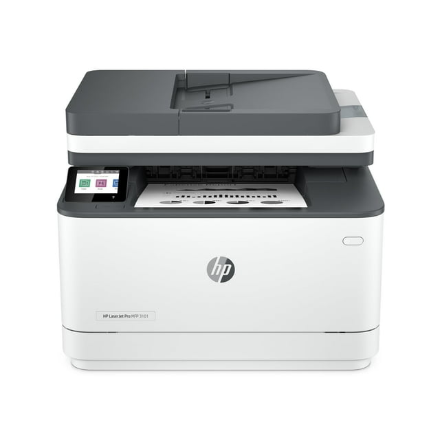 Impresora HP LaserJet Pro MFP 3101fdw inalámbrica en blanco y negro todo en uno
