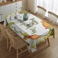 thumbnail image 2 of Thanksgiving Day Table Cover Wrinkle Resistant Washable Tablecolths Table Covers Autumn Maple Leaf Table Cover for Halloween Party Decoration Rectangle,60x84inch, 2 of 5