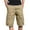 Khaki, variant on Youmylove Men's Shorts Vintage Mens Cargo Shorts Loose Fit Pocket Outdoor Cargo Shorts Summer Tactical Pants
