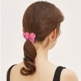 thumbnail image 3 of Hair Rope - Hair Tie for Women Thick Knot Head Rope Nylon High Ponytail Accessory for Everyday Styling Korean Style Rubber Band Alternative, 3 of 7