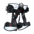 thumbnail image 1 of Arnés de escalada de roca Equipo de servicio pesado Medio cuerpo para rappel a los hombres mujeres para protección de ingeniería entrenamiento al aire, 1 of 8