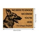 thumbnail image 3 of Felpudo de bienvenida con diseño de perro para puerta de entrada | Felpudo de fibra de coco antideslizante de 40 x 60 cm | Regalo divertido para amantes de las mascotas, ideal para la entrada y, 3 of 7